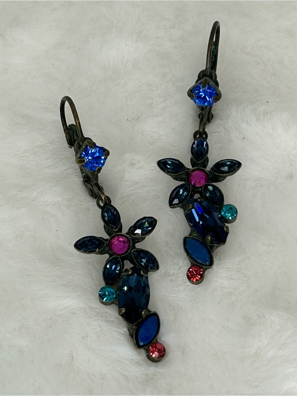 SORRELLI FLORAL CLUSTER PIERCED EARRINGS